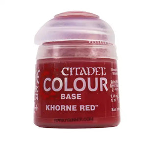 Citadel Colour: Base KHORNE RED (12ml) Games Workshop