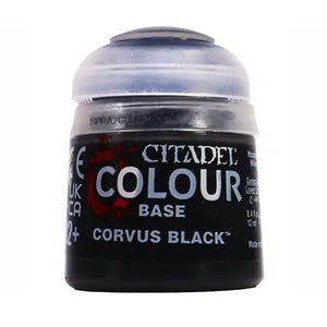 Citadel Colour: Base CORVUS BLACK (12ml) Games Workshop