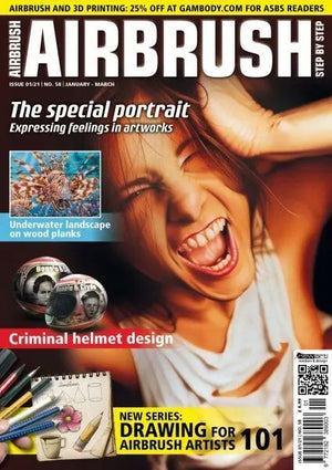 AIRBRUSH STEP BY STEP ASBS MAGAZINE 01/21 - SprayGunner