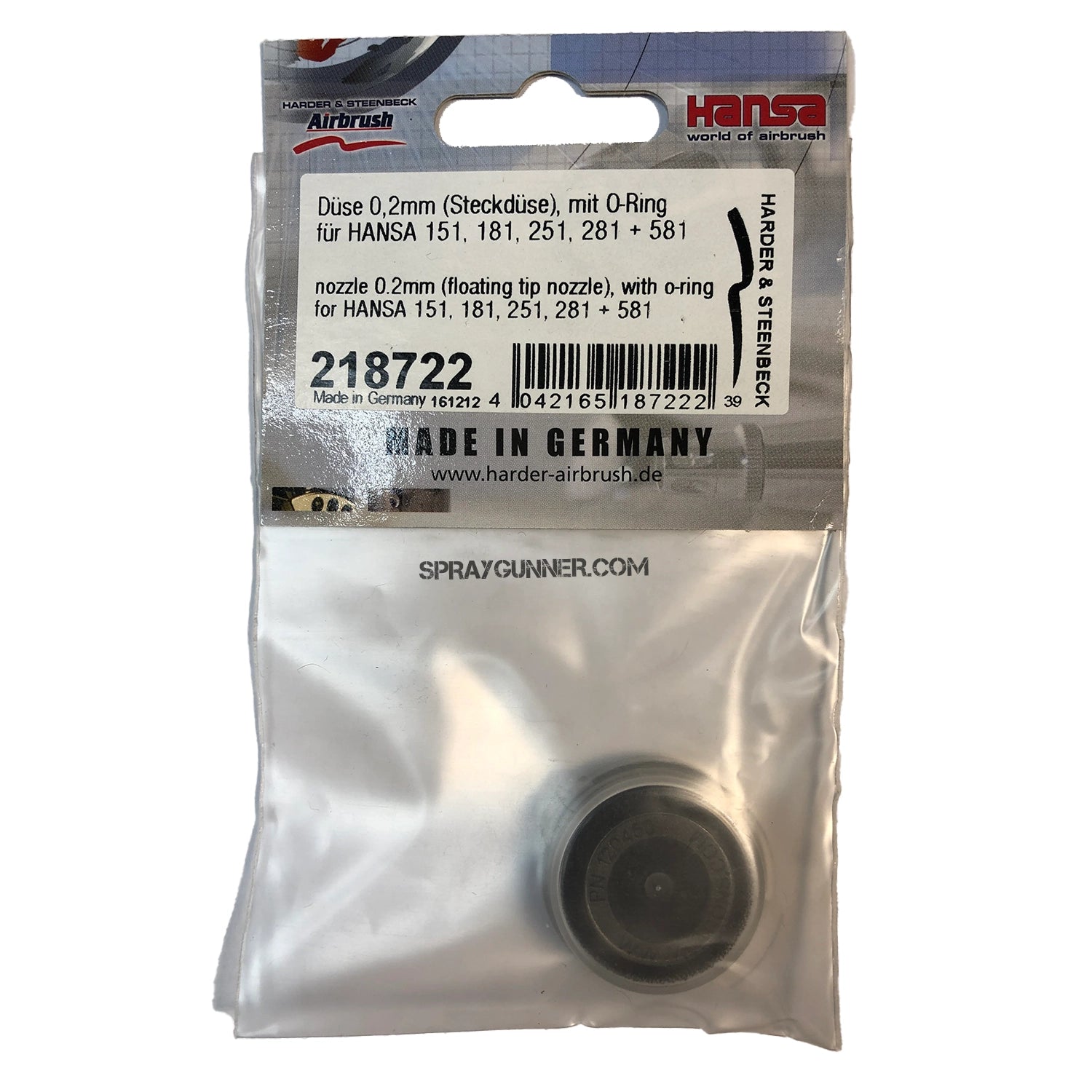 HANSA（ハンザ） Nozzle 0.2mm for HANSA (218722)
