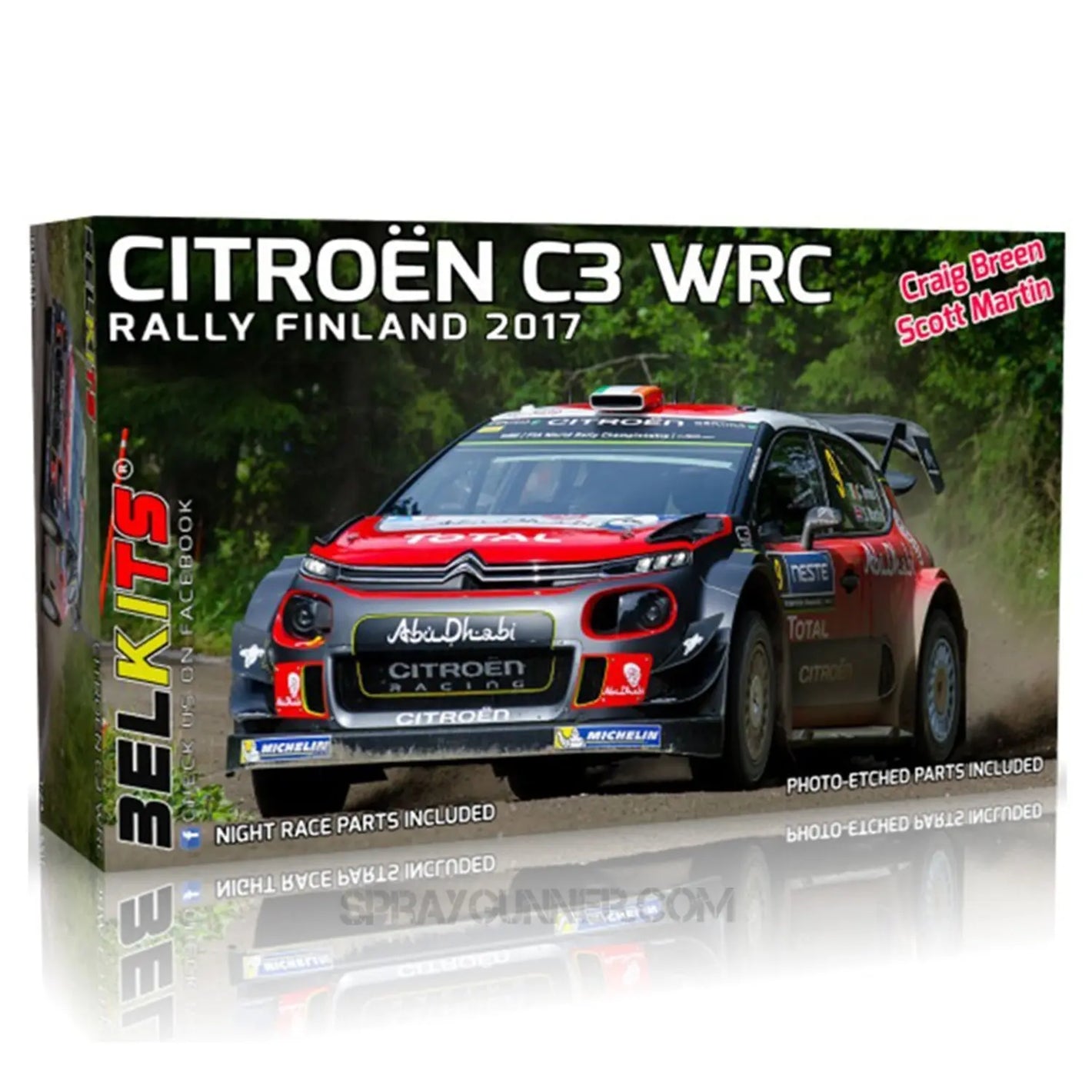 1/24 Citroen C3 Finland 2017 Model Kit BELKITS