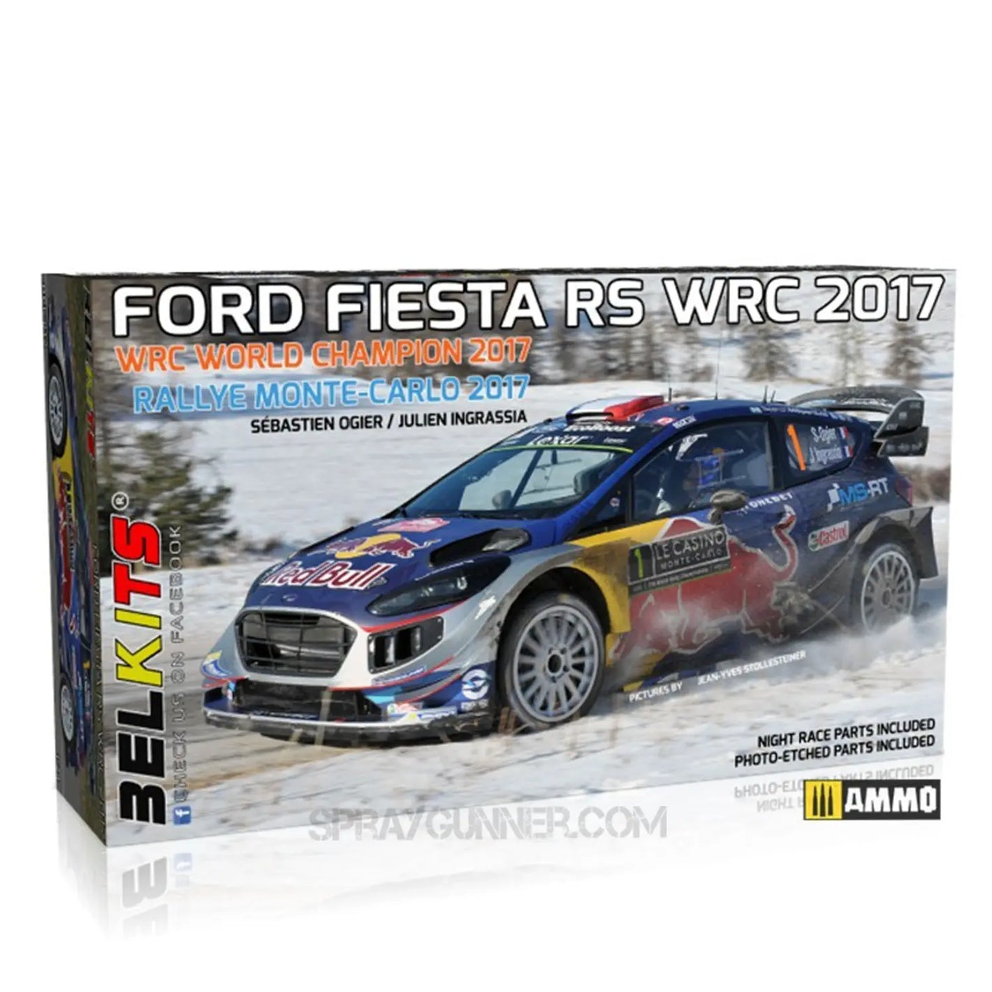 1/24 Ford Fiesta RS Montecarlo 2017 Model Kit BELKITS