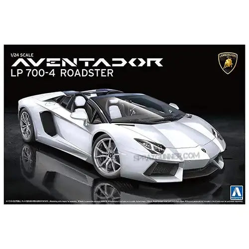 1/24 Lamborghini Aventador Roadster N 8 Model Kit Aoshima Models