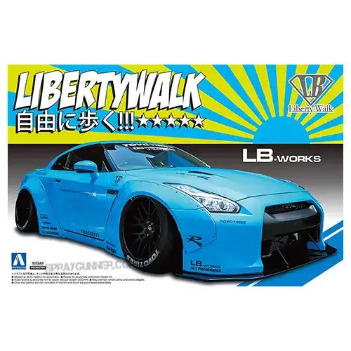 1/24 Nissan R35 GT-R V1. - LB Works N 9 Model Kit Aoshima Models