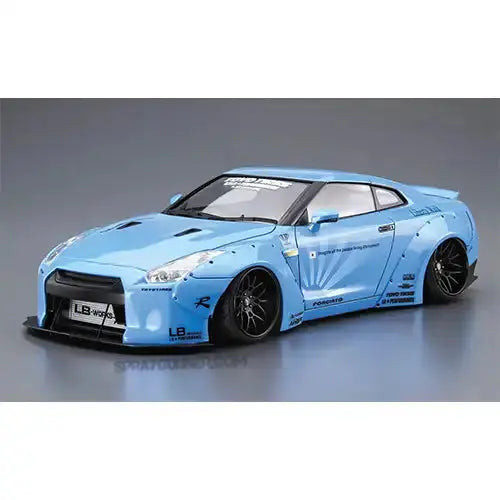 1/24 Nissan R35 GT-R V1. - LB Works N 9 Model Kit Aoshima Models