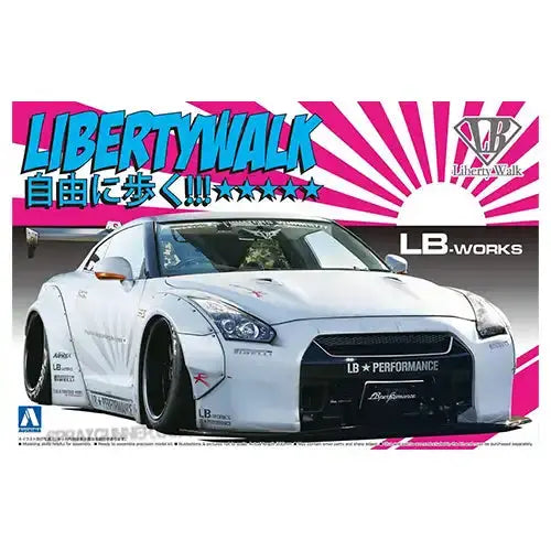 1/24 Nissan R35 GT-R V2. - LB Works N 10 Model Kit Aoshima Models