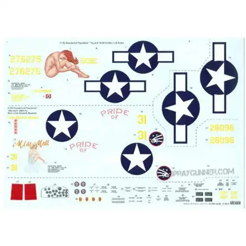 1/24 Republic P-47D Thunderbolt "Razorback" Model Kit Kinetic Model