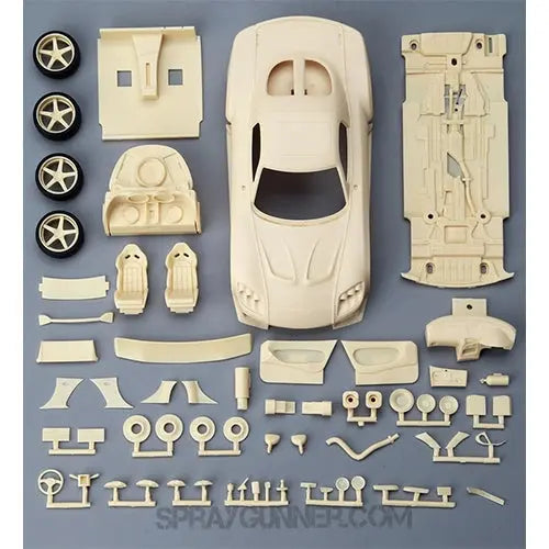 ALPHA MODEL 1/24 Scale Model Car Kit Mazda RX7 FD VEILSIDE Alpha Models