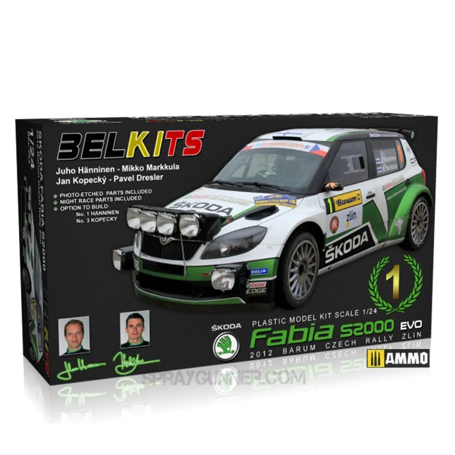 1/24 Skoda Fabia S2000 Model Kit BELKITS