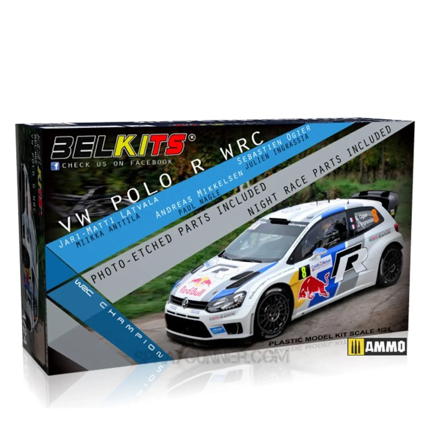 1/24 Volkswagen Polo R WRC 2013 Model Kit BELKITS