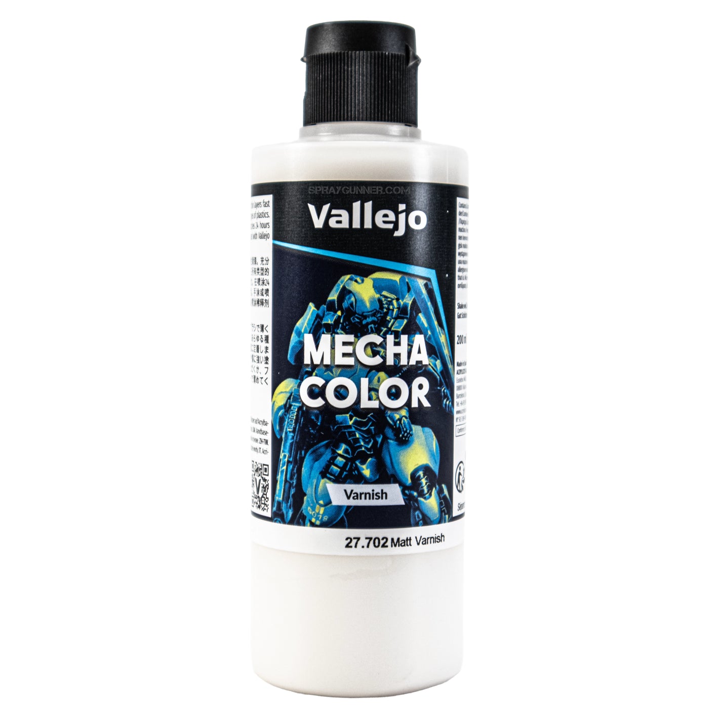 Vallejo Mecha Color: Mecha Matt Varnish (200ml)