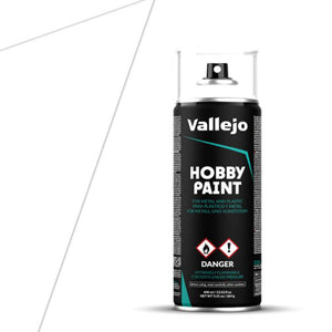 Vallejo Basic Color Primer: White (400ml)