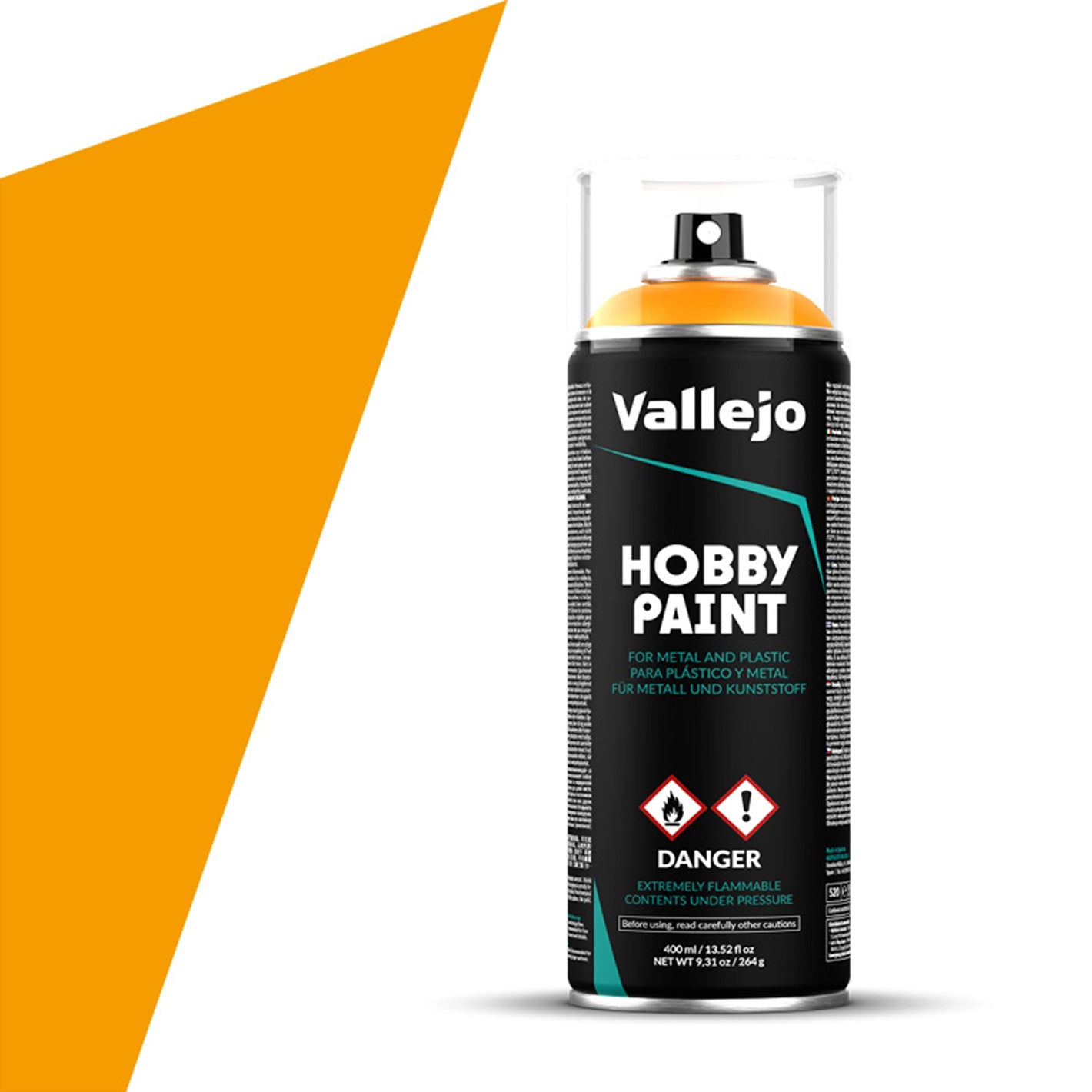 Vallejo Fantasy Color Primer: Sun Yellow (400ml)