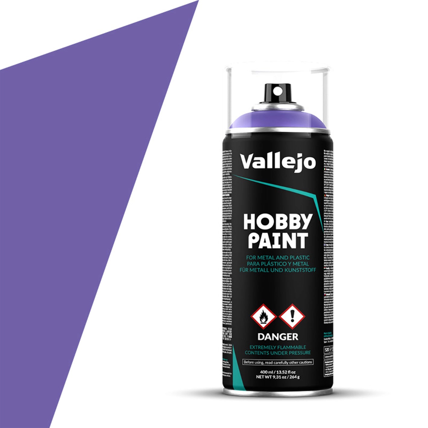 Vallejo Fantasy Color Primer: Alien Purple (400ml)