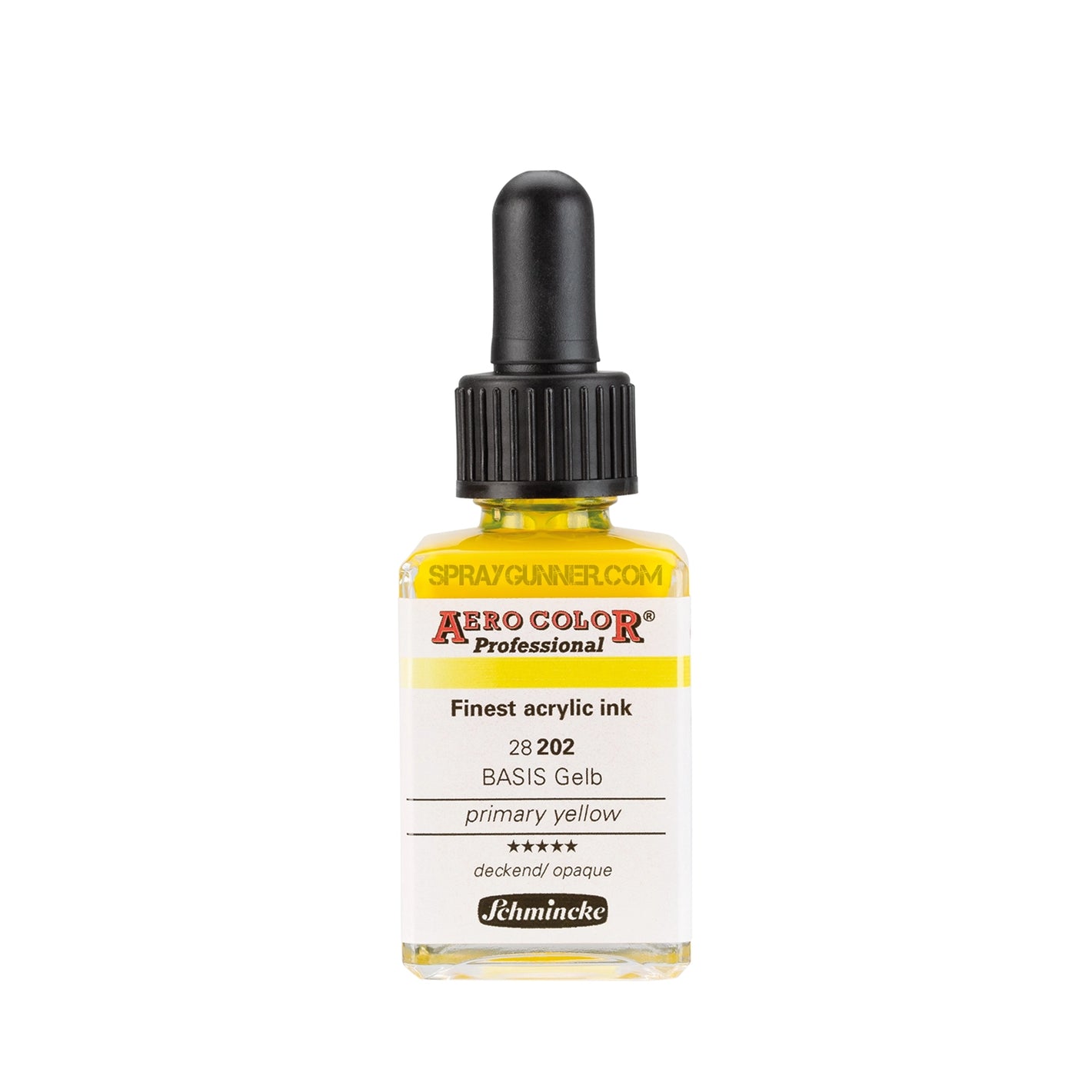 Schmincke AERO COLOR Professional Acrylic Ink: Primary Yellow 28 ml