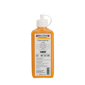Schmincke AERO COLOR Professional Acrylic Ink: Indian Yellow 250 ml - SprayGunner