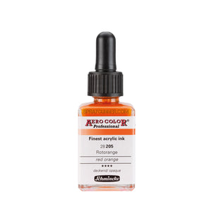 Schmincke AERO COLOR Professional Acrylic Ink: Red Orange 28 ml