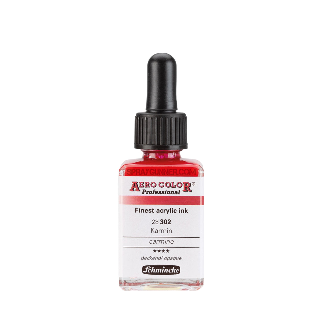 Schmincke AERO COLOR Professional Acrylic Ink: Carmine 28 ml - SprayGunner