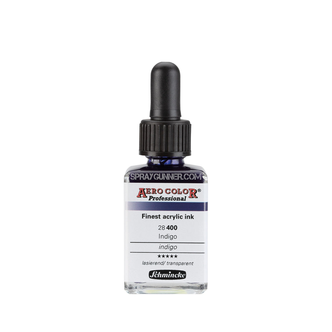 Schmincke AERO COLOR Professional Acrylic Ink: Indigo 28 ml - SprayGunner