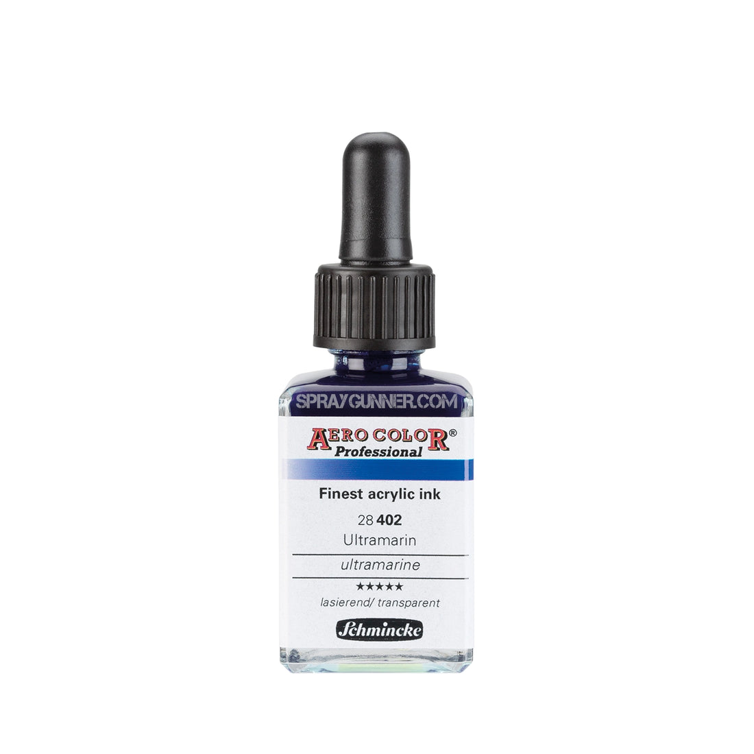 Schmincke AERO COLOR Professional Acrylic Ink: Ultramarine 28 ml - SprayGunner