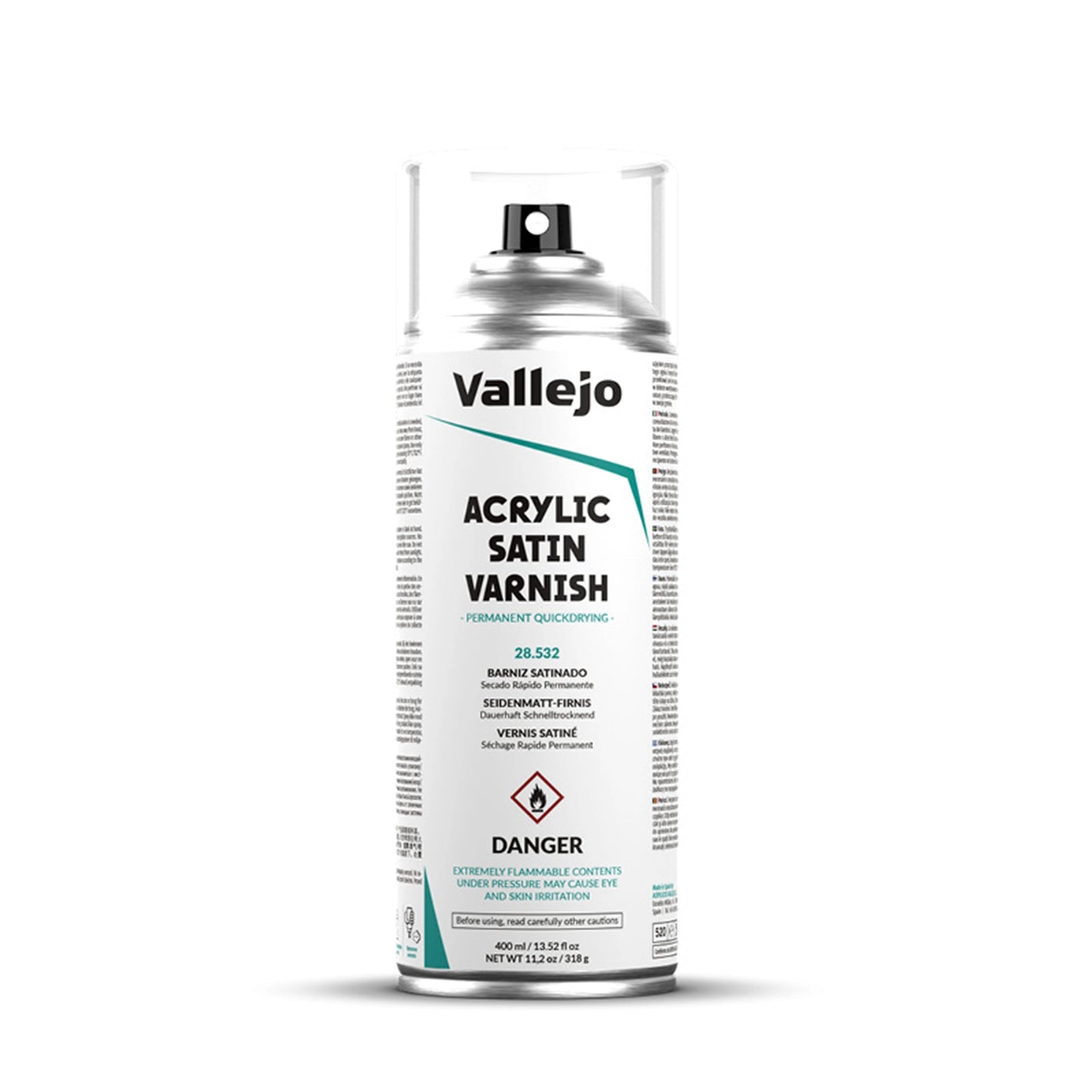 Vallejo Aerosol Varnish: Satin (400ml)