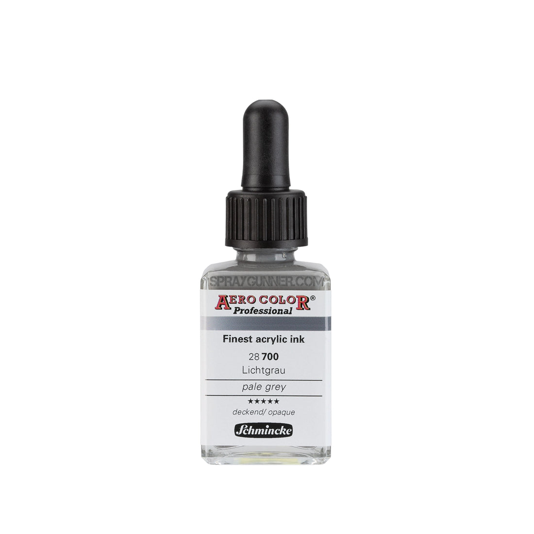 Schmincke AERO COLOR Professional Acrylic Ink: Pale Grey 28 ml - SprayGunner