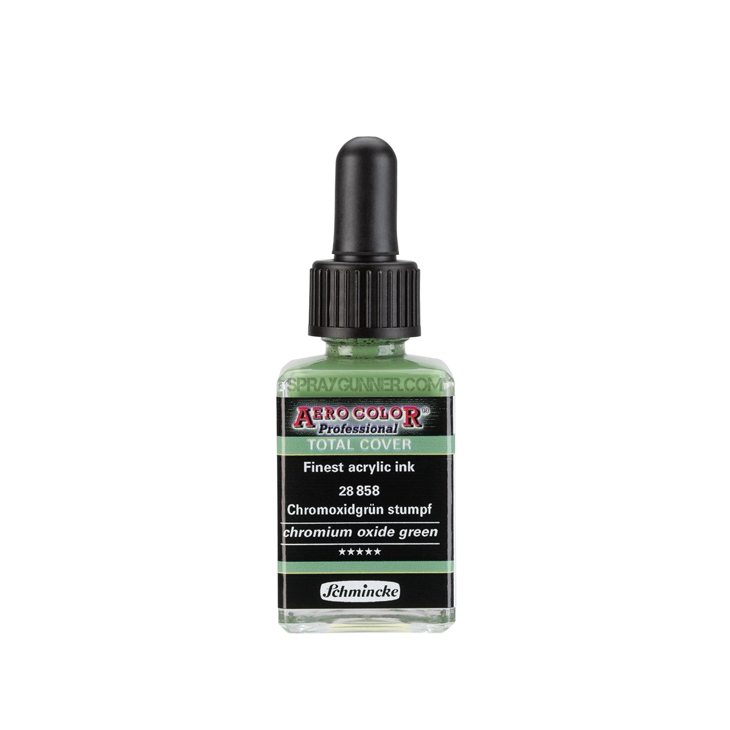 Schmincke AERO COLOR Professional Acrylic Ink Total Cover: Chromium Oxide Green 28 ml