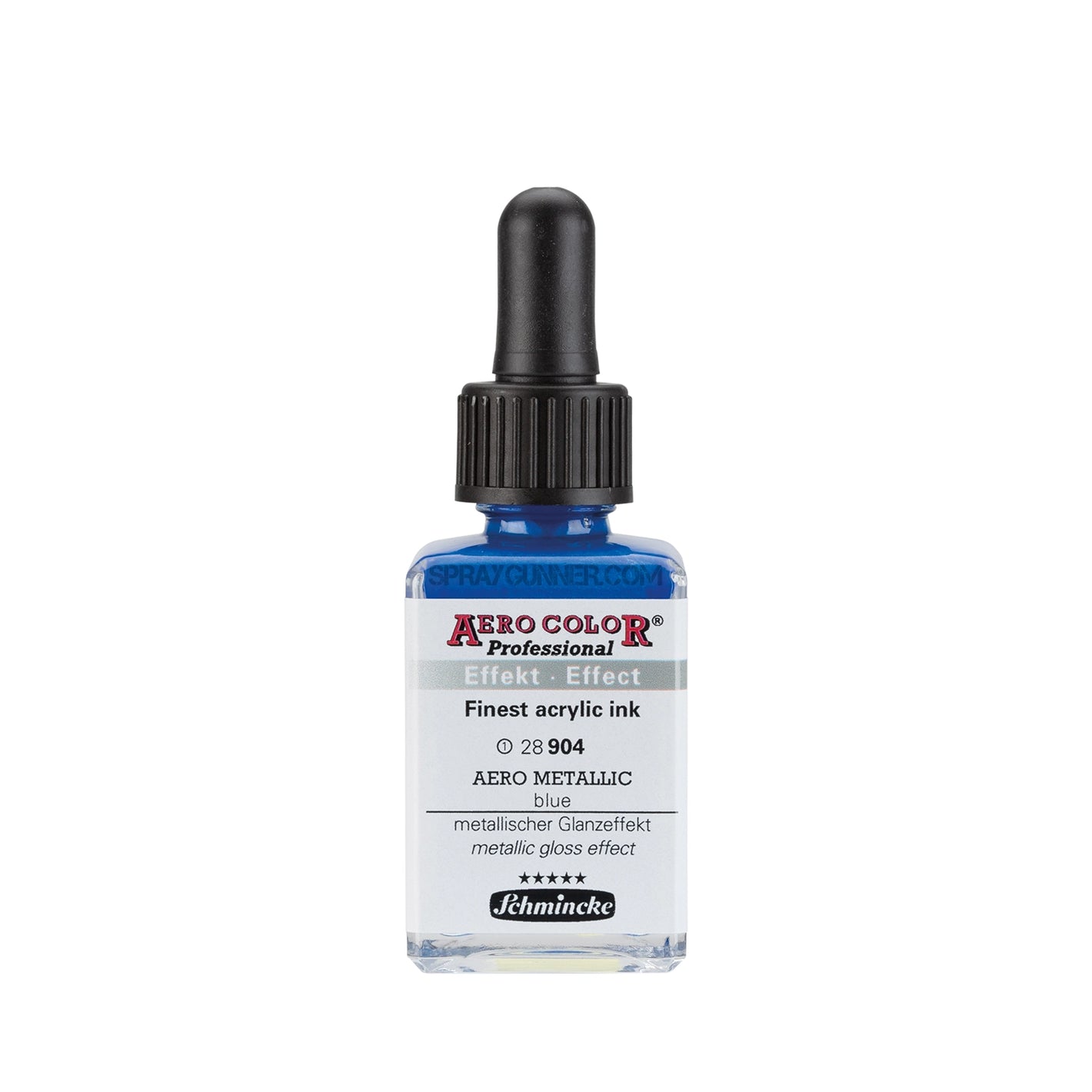 Schmincke AERO COLOR Professional Acrylic Ink Aero Metallic: Blue 28 ml