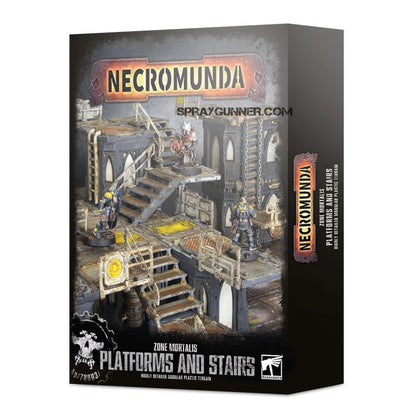 Warhammer 40k NECROMUNDA ZONE MORTALIS: PLATFORMS & STAIRS - SprayGunner