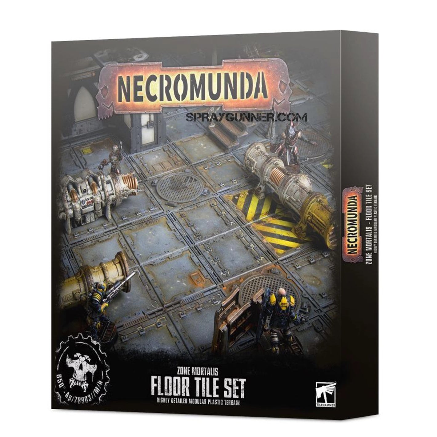 Warhammer 40k NECROMUNDA: ZONE MORTALIS FLOOR TILE SET - SprayGunner