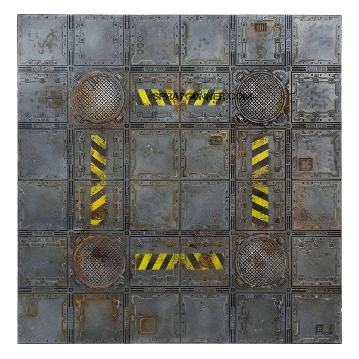 Warhammer 40k NECROMUNDA: ZONE MORTALIS FLOOR TILE SET - SprayGunner