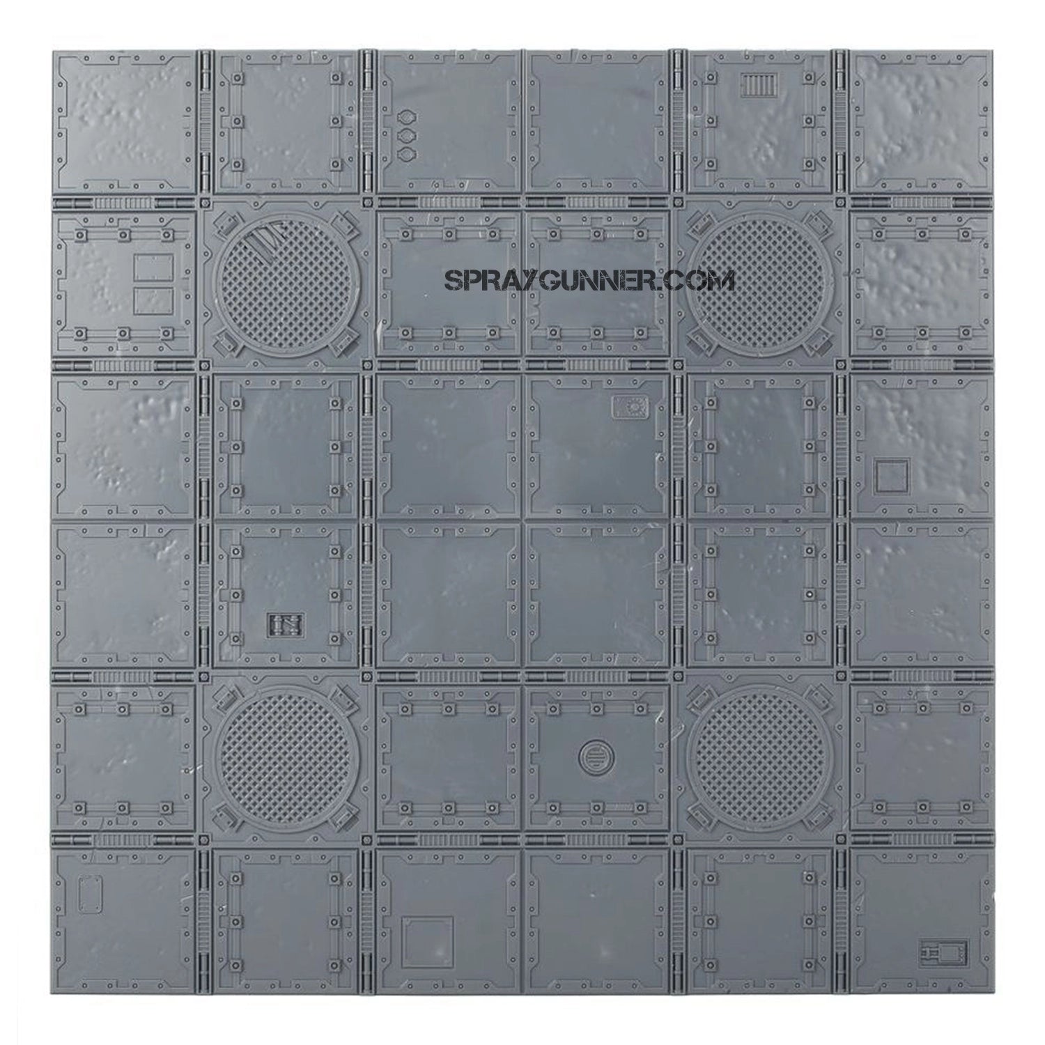 Warhammer 40k NECROMUNDA: ZONE MORTALIS FLOOR TILE SET - SprayGunner