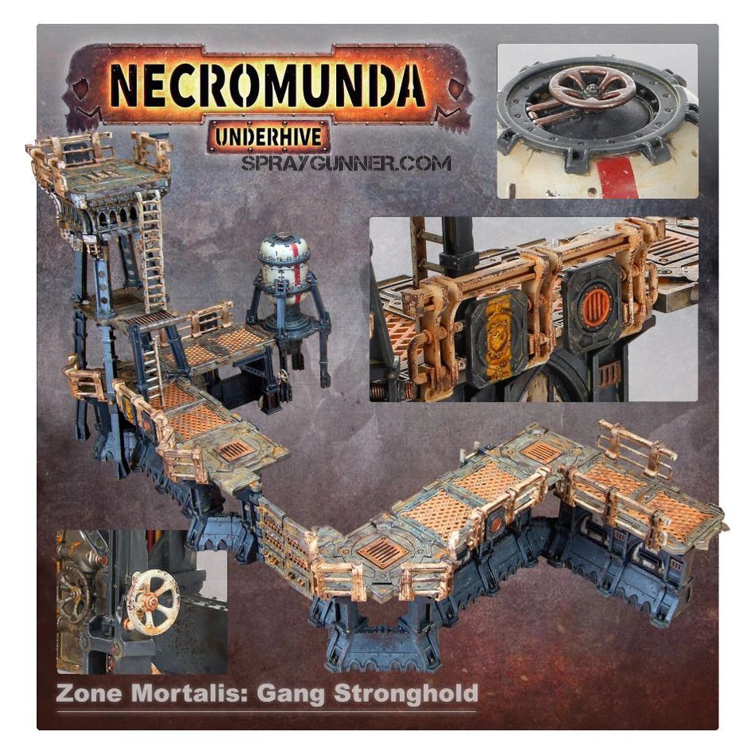 Warhammer 40k NECROMUNDA: ZONE MORTALIS: GANG STRONGHOLD - SprayGunner