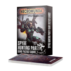 Warhammer 40k NECROMUNDA: Spyre Hunting Party Gang Tactics Cards - SprayGunner