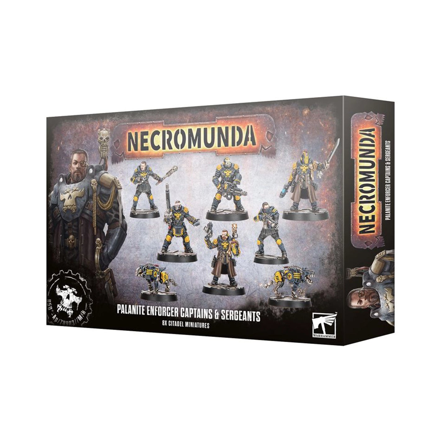 Warhammer 40k NECROMUNDA: Palanite Enforcer Captains & Sergeants