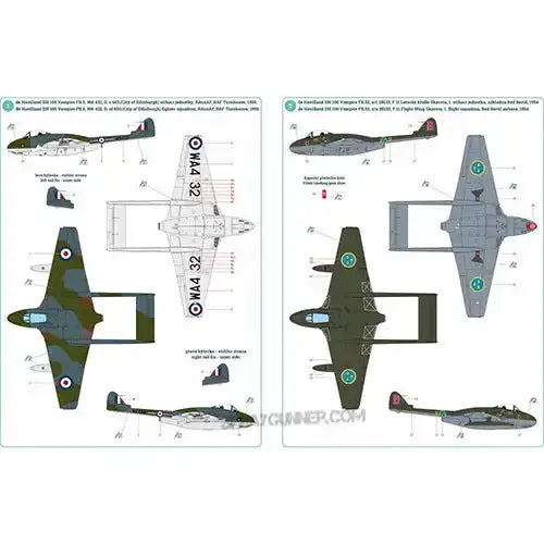 Infinity Models 3204 1/32 DH-100 Vampire Mk 5 Model Kit Infinity Models