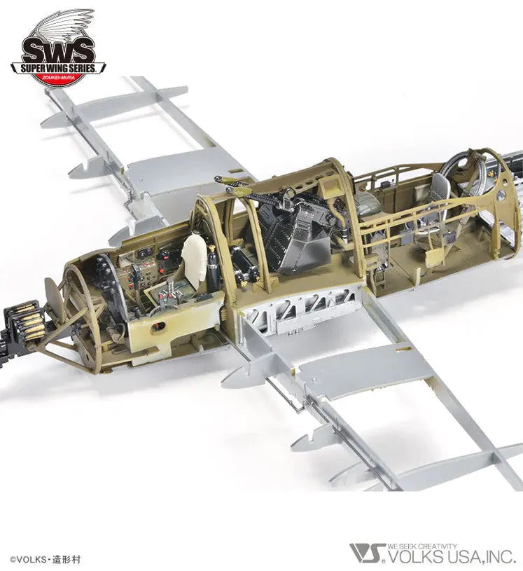 ZOUKEI-MURA 1/32 Kawasaki Ki-45 Kai Tei Type 2Two-Seat Fighter "Toryu" Model Kit - SprayGunner