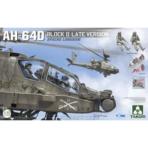 TAKOM 1/35 AH-64D Attack Helicopter Apache Longbow Block II Late Version TAKOM