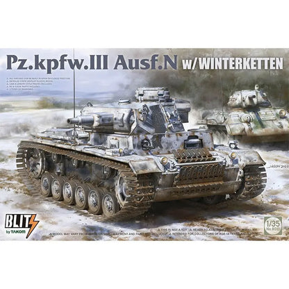 Takom 1/35 Pz.Kpfw.III Ausf.N with Winterketten - SprayGunner