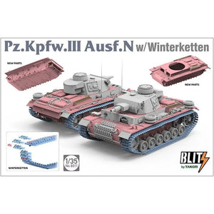 Takom 1/35 Pz.Kpfw.III Ausf.N mit Winterketten