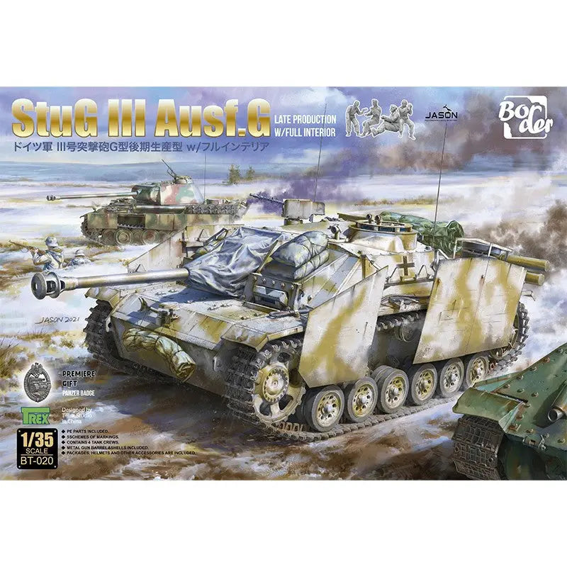 Border Models 1/35 StuG III Ausf.G with full Interior and Figures Model Kit - SprayGunner