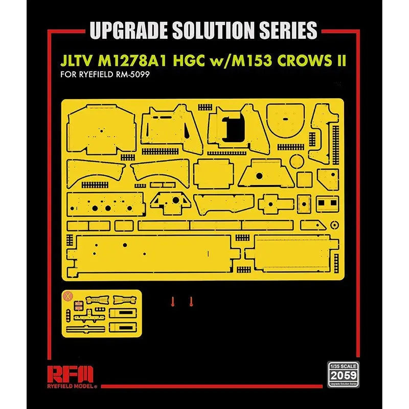 RFM 1/35 Upgrade Set for JLTV M1278A1 HCG with M153 CROWS II (for RFM5099) Model Kit - SprayGunner