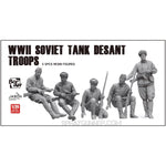 1/35 WWII Soviet Tank Desant Troops BORDER