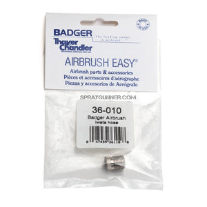 Badger airbrush adapter to 1/8" hose - SprayGunner