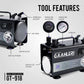 GAAHLERI Dual Drive Series Airbrush Air Compressor GT-918