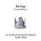 GAAHLERI Airbrush Crown Pattern Air Cap