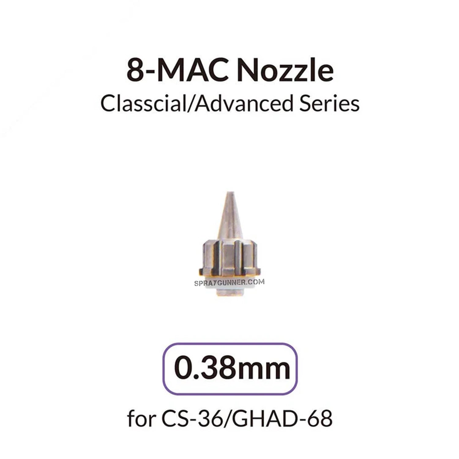 GAAHLERI Airbrush 0.38mm Nozzle for Advanced Series - SprayGunner