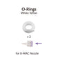 GAAHLERI Airbrush White O-Ring for 8-MAC Nozzle
