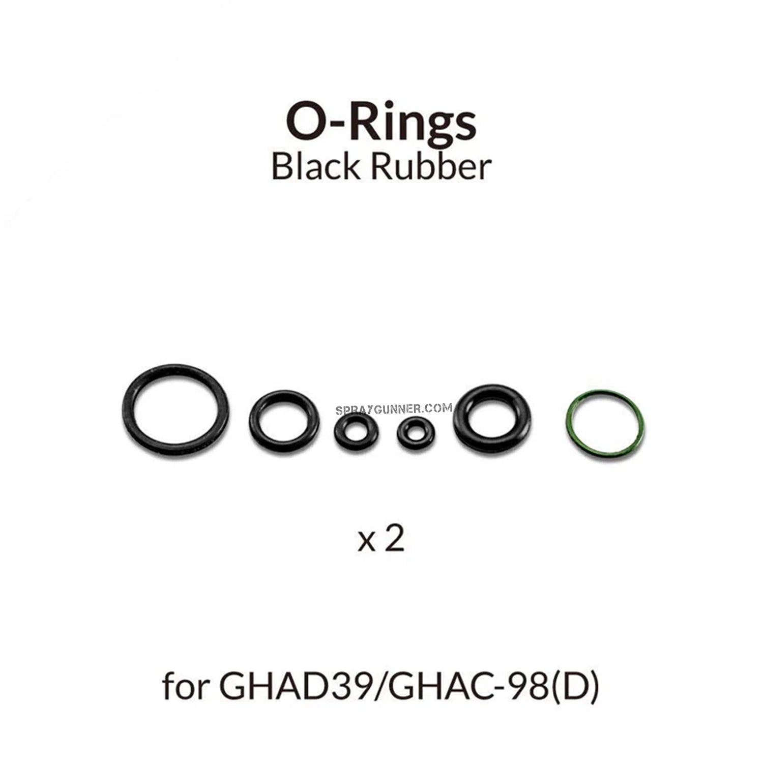 GAAHLERI Airbrush Black O-Ring for Airbrushes for