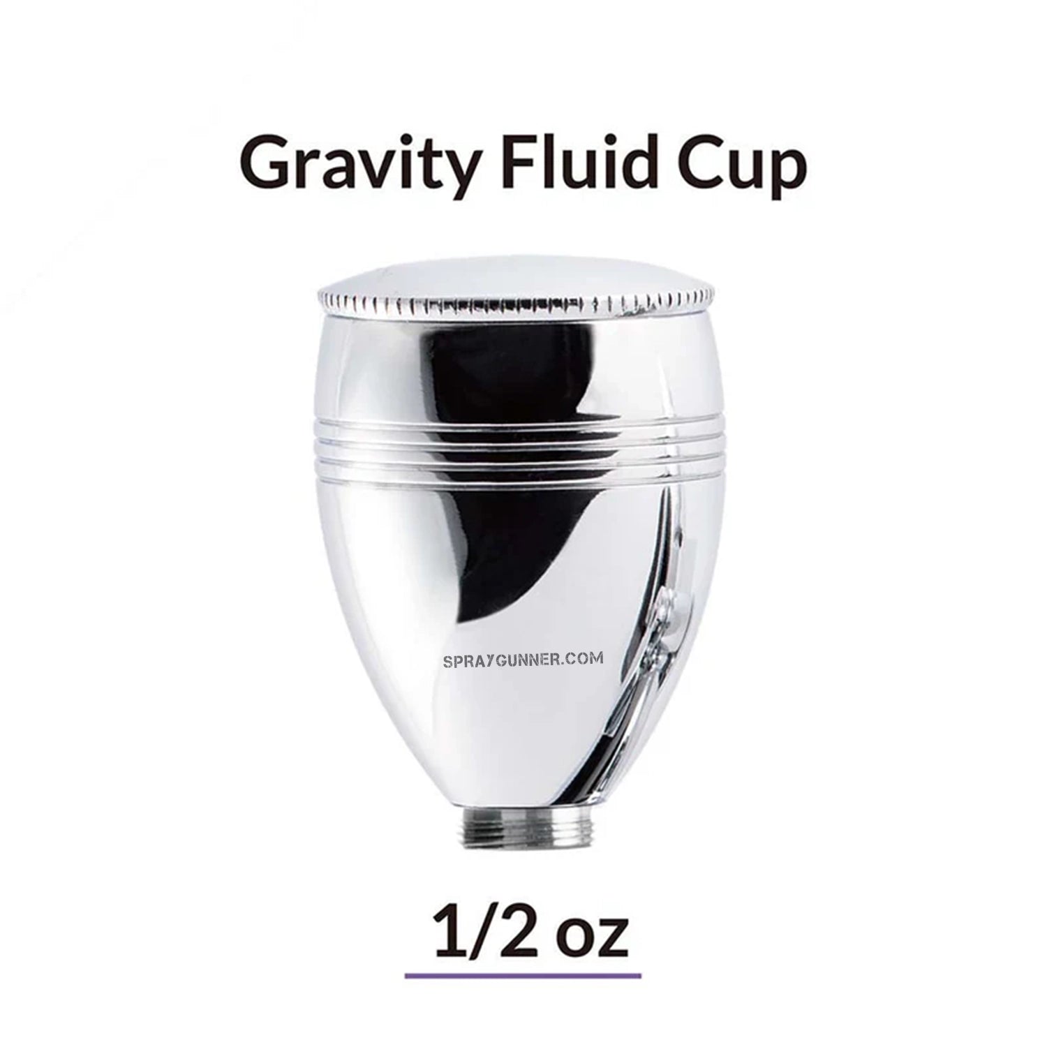 GAAHLERI Airbrush Smooth Level Gravity Fluid Cup 1/2 OZ - SprayGunner